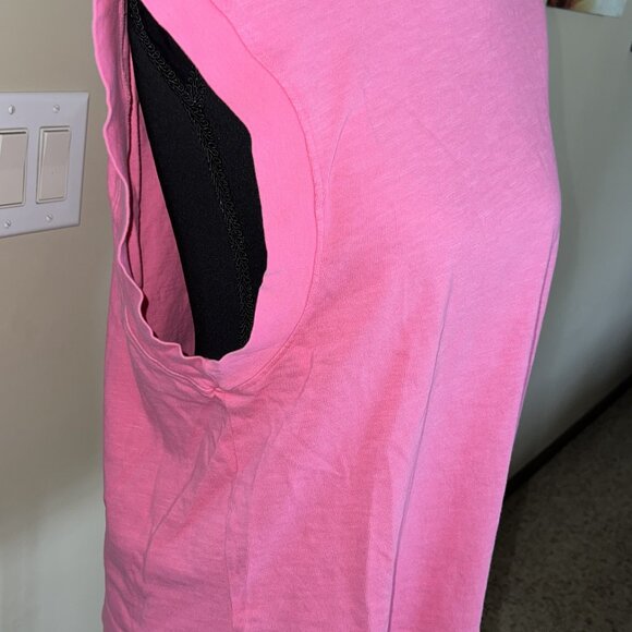 New Cotton Citizen Tokyo Muscle T-Shirt Barbie Hot Pink size Small - Picture 5 of 7